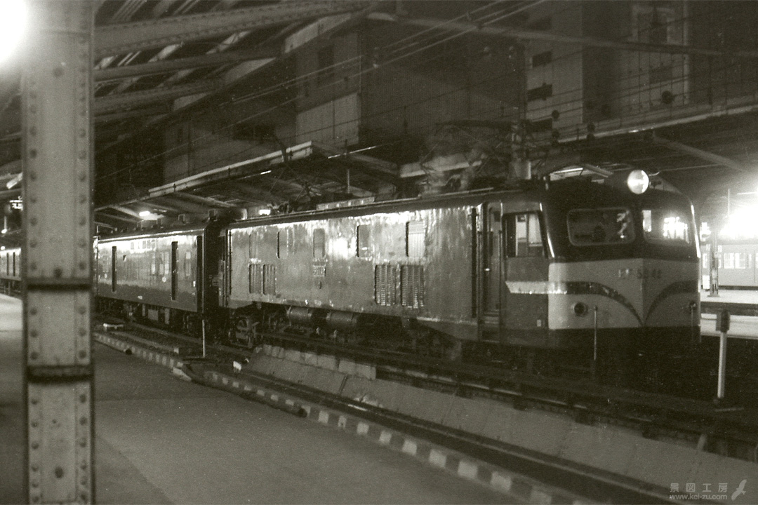 EF58-48が牽く荷物列車