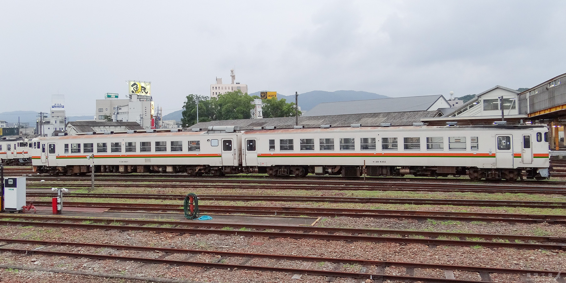 撮影地点からの池ノ浦のパノラマ