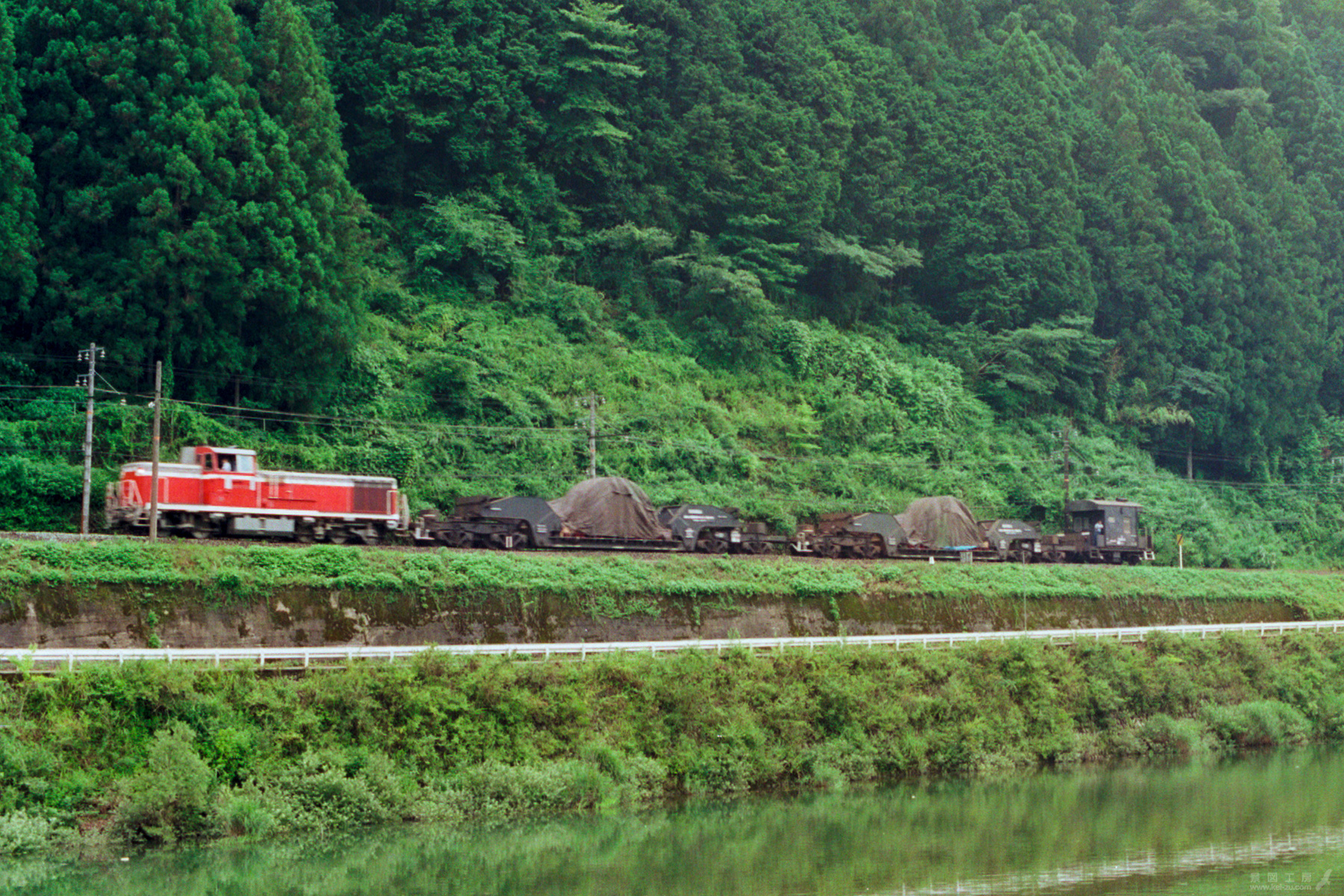 飯田線を走る特大貨物